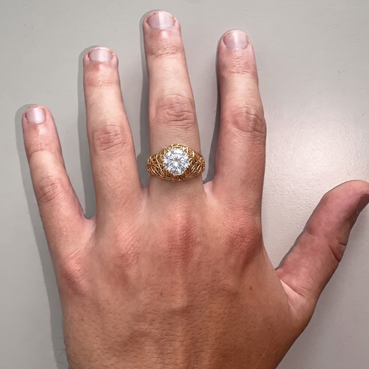 CELTIC SOLITAIRE RING