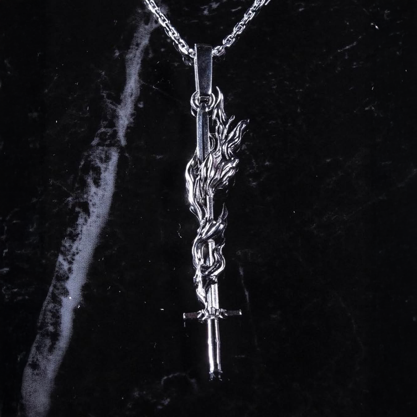 BURNING HOLY SWORD PENDANT