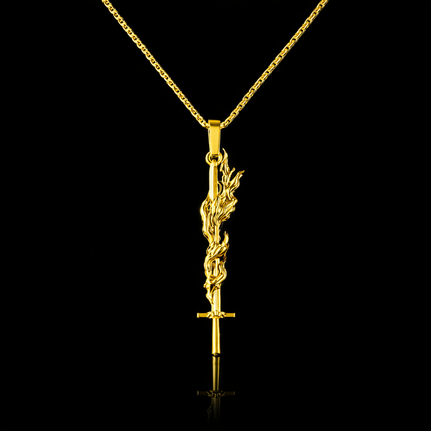BURNING HOLY SWORD PENDANT