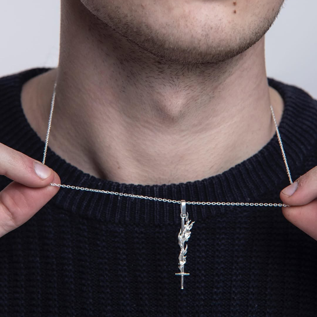 BURNING HOLY SWORD PENDANT