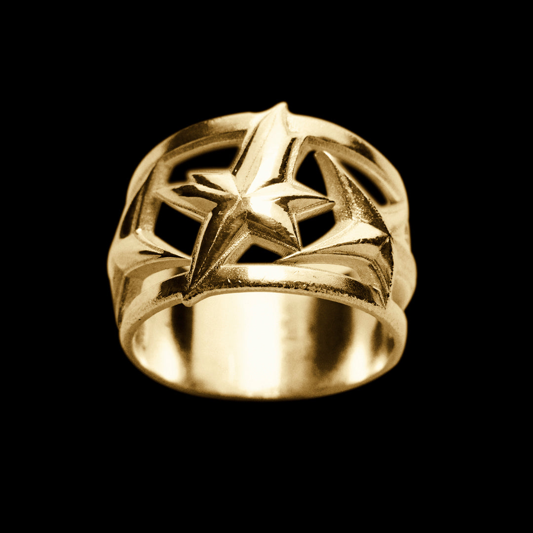 SHARP STARS RING