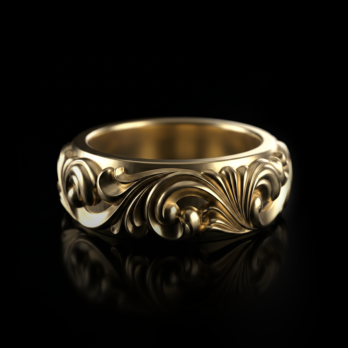 BAROQUE WAVE RING