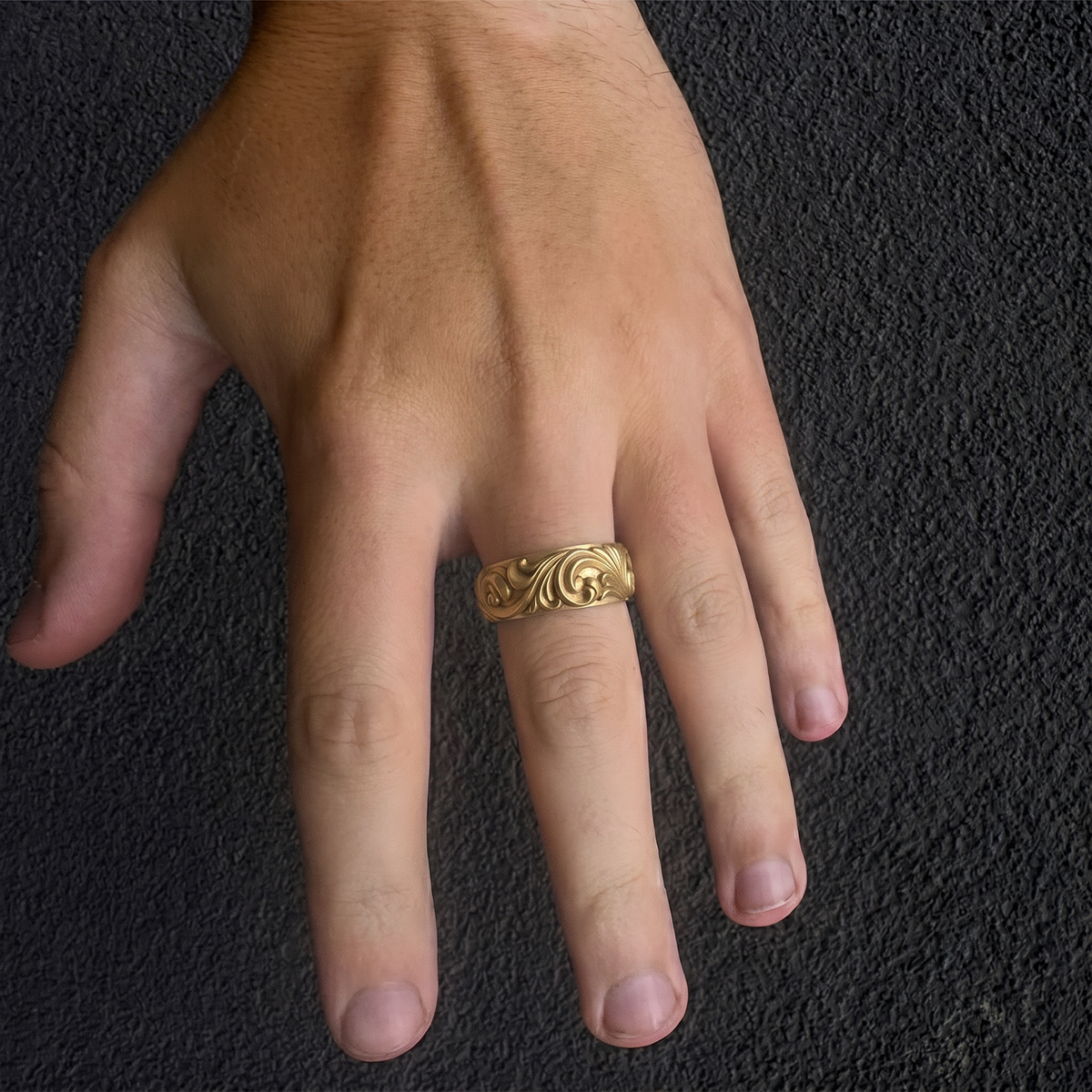 BAROQUE WAVE RING