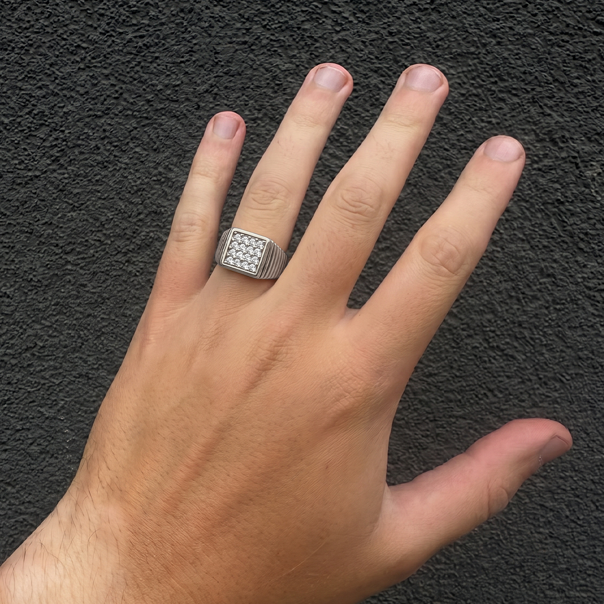 CUBE GEMS RING