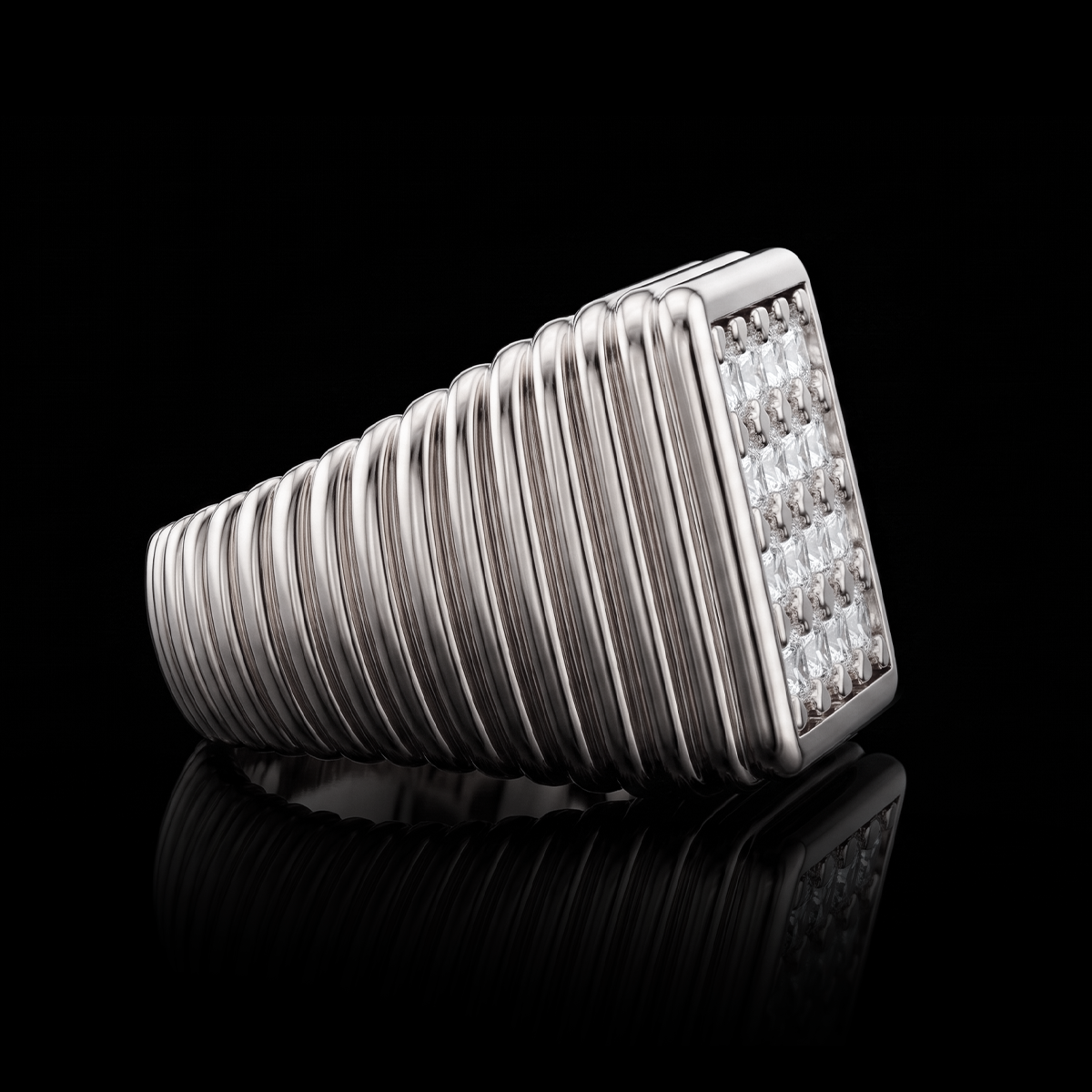 CUBE GEMS RING
