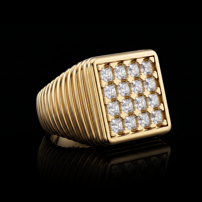 CUBE GEMS RING