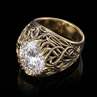 CELTIC SOLITAIRE RING