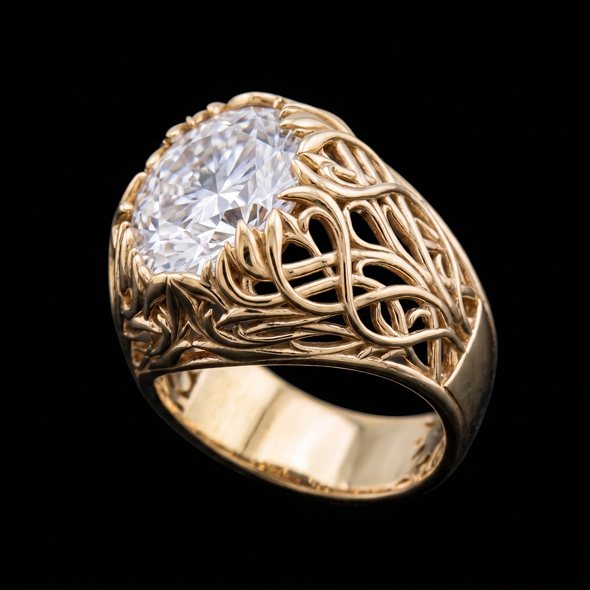 CELTIC SOLITAIRE RING