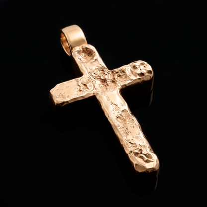 RAW CROSS PENDANT