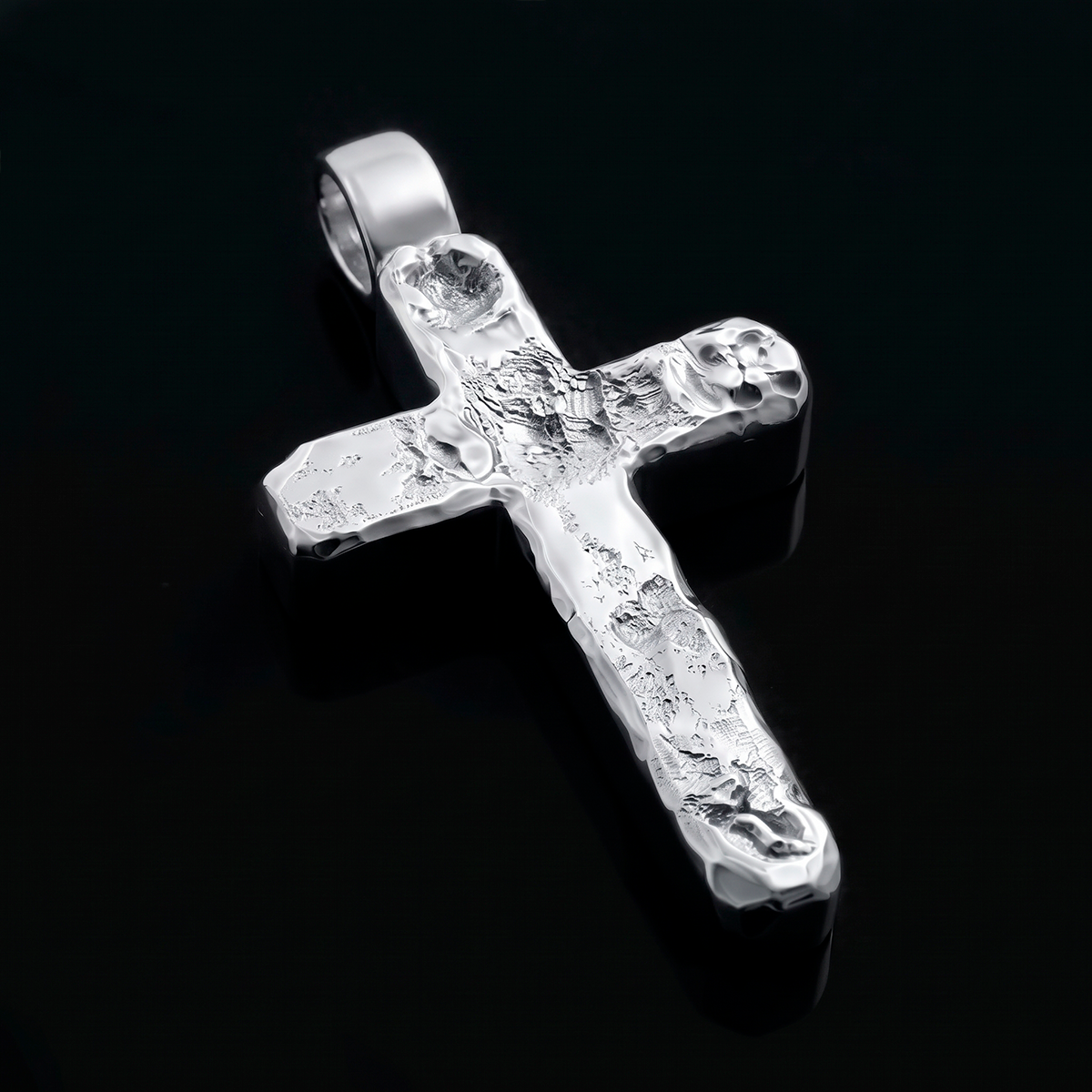 RAW CROSS PENDANT