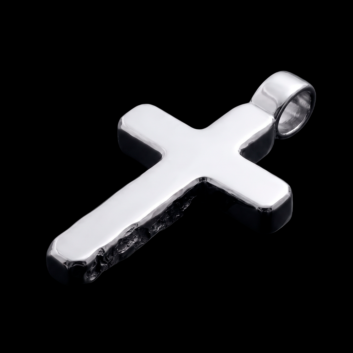 RAW CROSS PENDANT