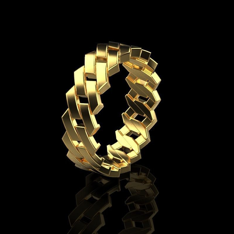 BRASS SQUARE CURB RING