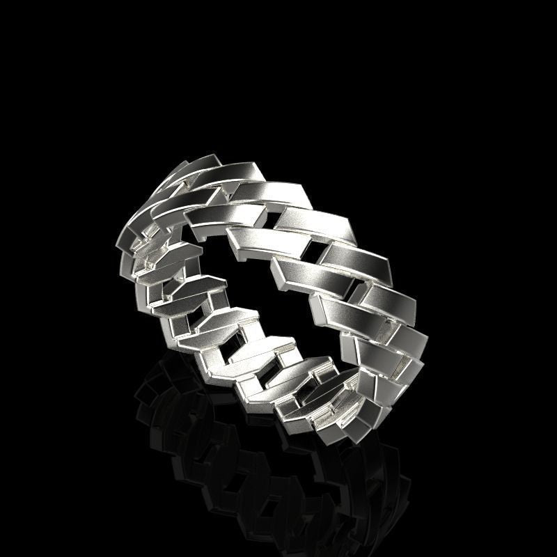 BRASS SQUARE CURB RING