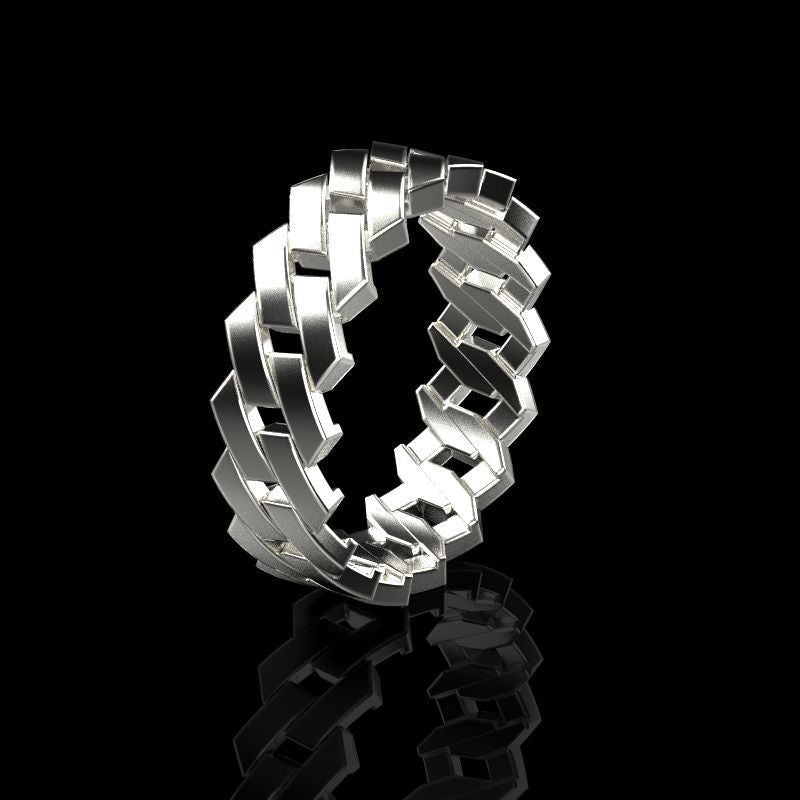 BRASS SQUARE CURB RING